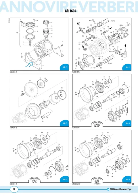 Plano de Bomba AR 1604