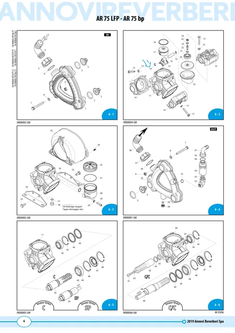 Plano de Bomba AR 75 bp / AR 75 LFP