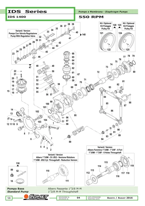 Plano de Bomba IDS 1400